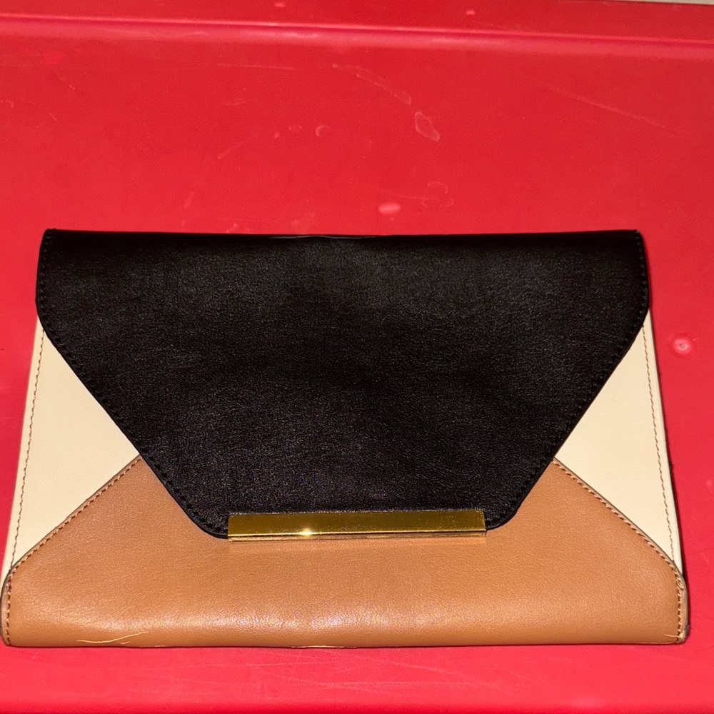 Express Black and Tan Clutch